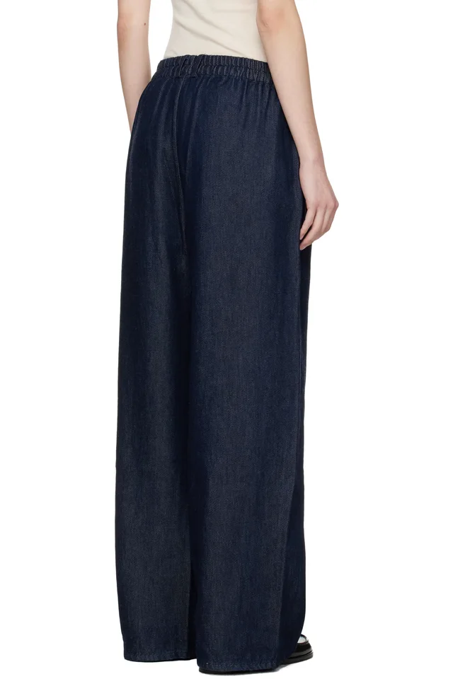 Cordera Navy Straight Jeans, photo 3 of 4 from SSENSE