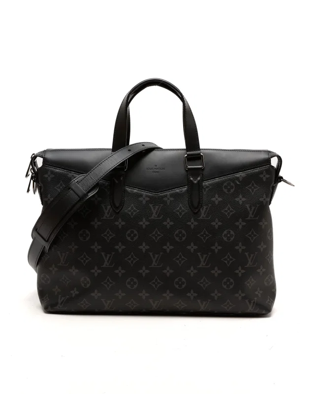 Louis Vuitton Monogram Eclipse Explorer Briefcase in Canvas from A Retro Tale