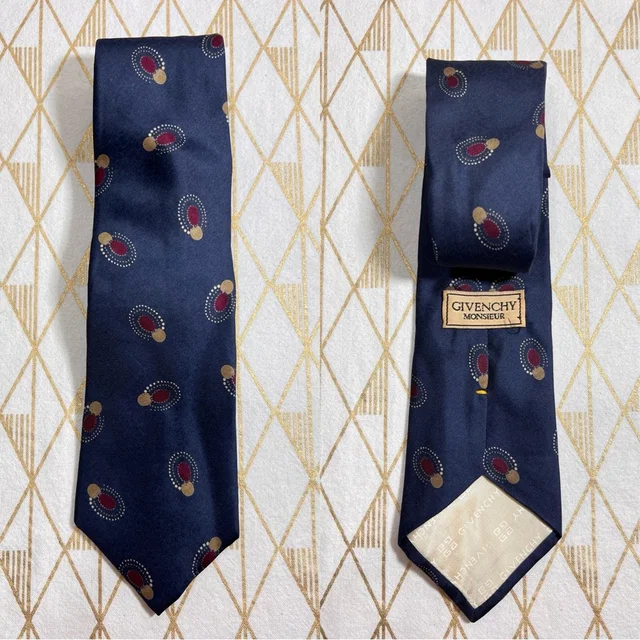 Givenchy Monsieur Vintage 100% Silk Tie in blue Silk from Poshmark