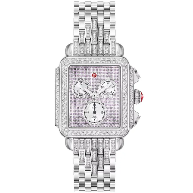 Limited Edition Deco Diamond Pink Dial Ladies Watch MWW06A000803, image 1 of 1 from Jomashop
