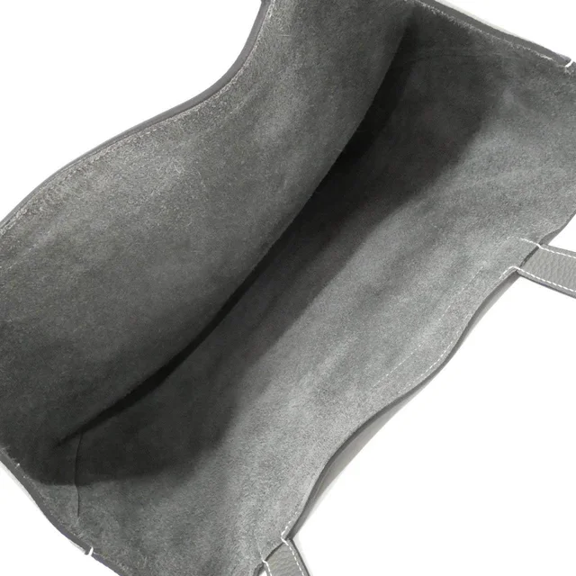 Hermès Cabas Silex 46cm Taurillon Clemence Tote Bag in Gray Calfskin from LuxUness, photo 5 of 5