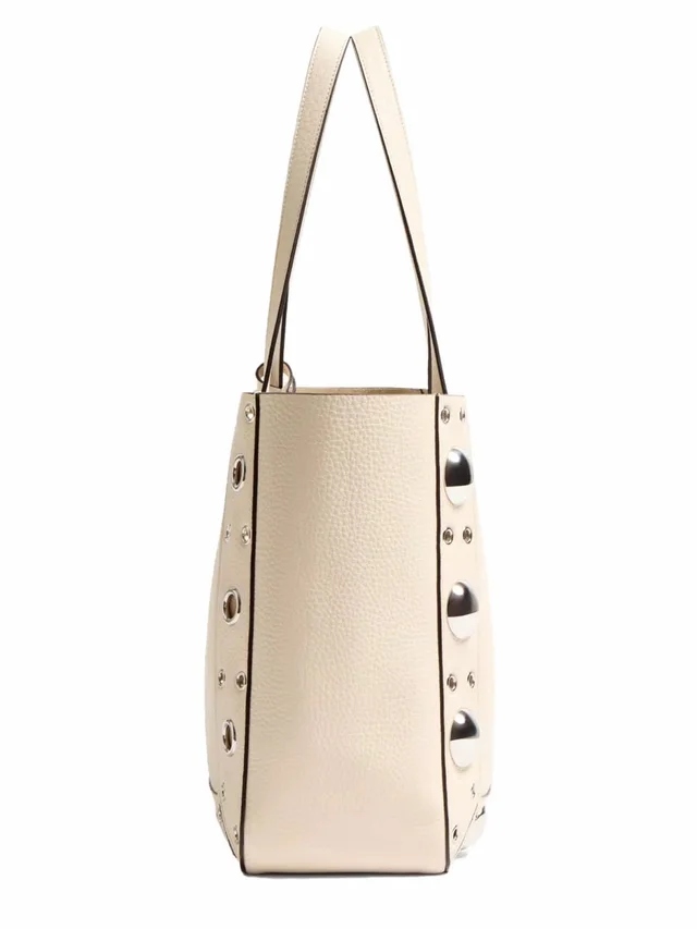 Valentino Garavani Nellcôte Shoulder Bag — Ivory Leather in White Leather from HEWI, photo 2 of 2