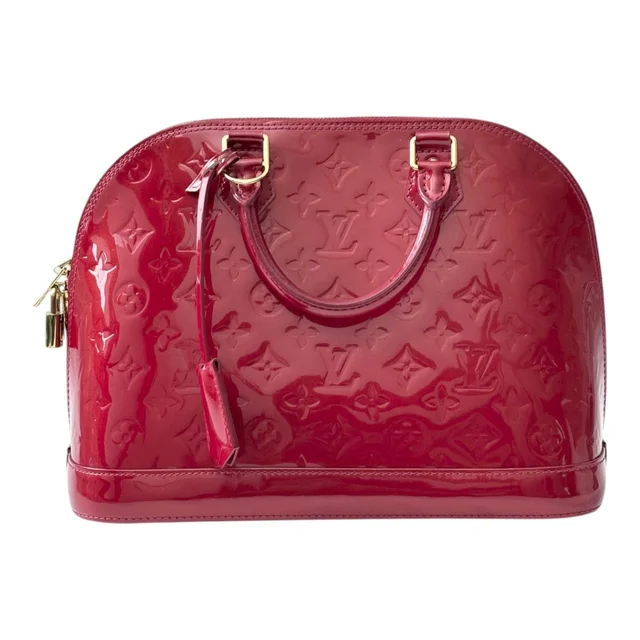 Louis Vuitton Red Alma in Vernis Leather Bag in Red Leather from Luxury Promise, photo 2 of 2