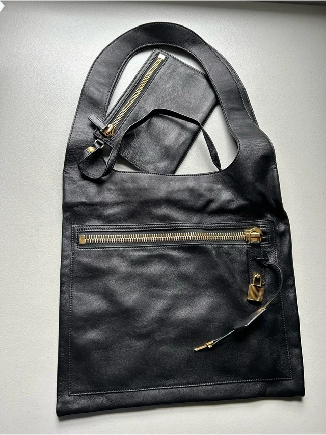 Tom Ford Alix Black Leather Hobo Bag Padlock Key Removable Pouch Made Italy in black Leather from Poshmark