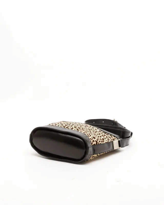 Celine Leopard Pony Bucket Bag in Leather from A Retro Tale, photo 4 of 9