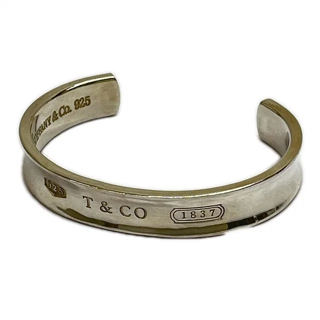 Tiffany & Co. Bangle 925 Sterling Silver Includes Box and Cloth Pouch in Silver from The Reluxe