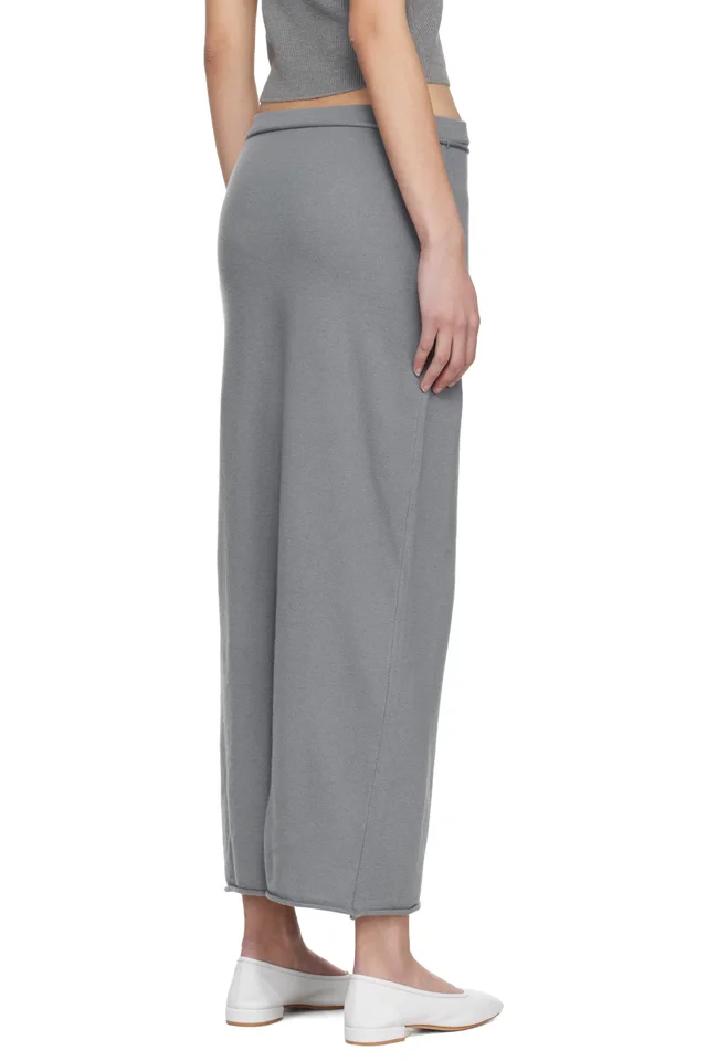 LE17SEPTEMBRE Blue Cashmere Blend Knit Maxi Skirt, photo 3 of 4 from SSENSE