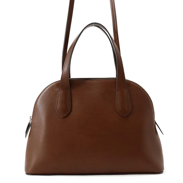 The Row Ingrid Handbag Brown Leather Size Medium in Brown Leather from GALLERY RARE