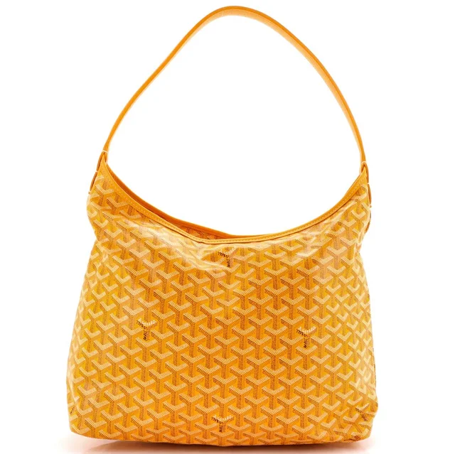 Goyard Boheme Hobo Coated Canvas in yellow Coated canvas from Rebag