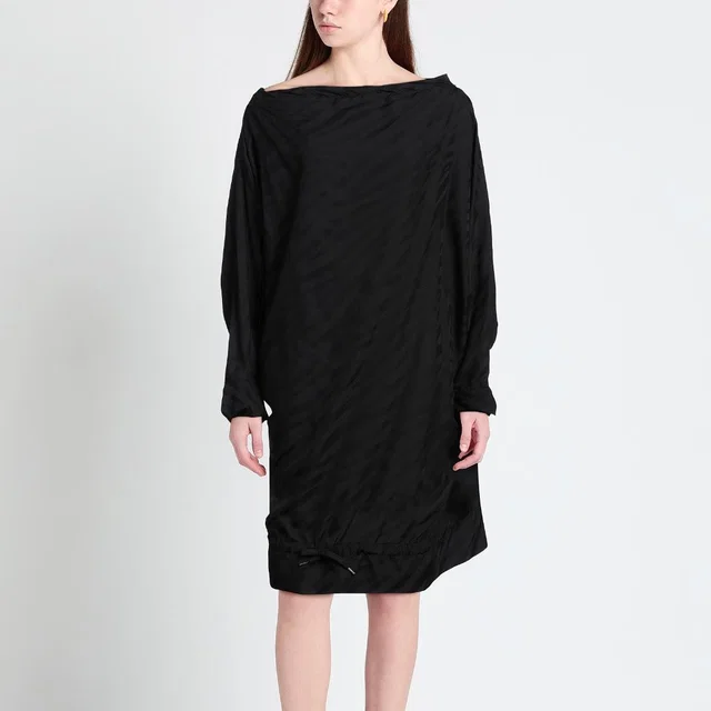 Vivienne Westwood Oversized Hebo Top Dress Black Animal Stripe in black from Poshmark