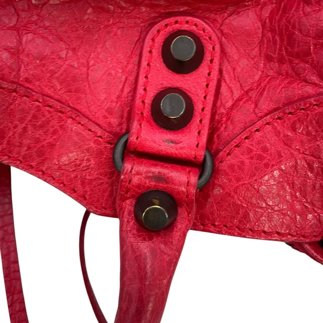 Balenciaga Classic Mini City Red300295D94JT5765 Leather in Leather from GALLERY RARE, photo 8 of 19