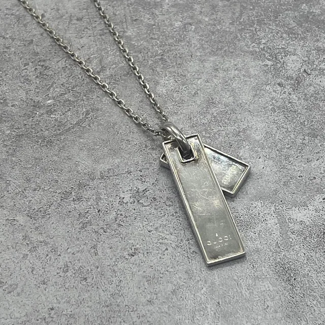 Gucci Double Plate Chain Necklace from The Reluxe