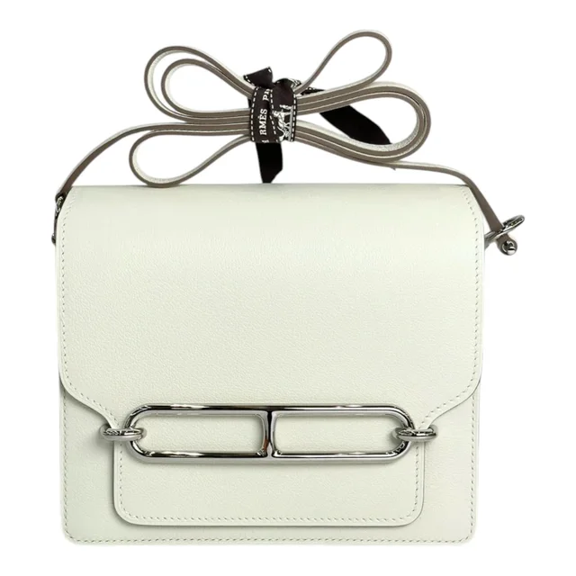 Hermès Mini Roulis Bag in Verso Mushroom & Biscuit Evercolor from Luxury Promise, photo 2 of 2