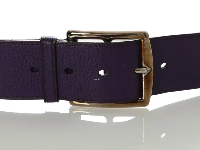 Hermès Iris Etrivière Belt in Denim from Ann's Fabulous Finds, photo 5 of 6