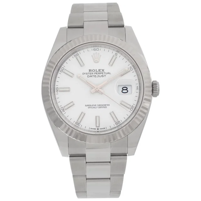 Unused Rolex Datejust 41 41mm 126334 in Stainless Steel, White Gold from Gray And Sons