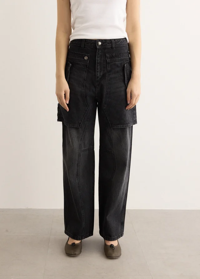Andersson Bell Raptor Layered Wide-Leg Jeans from Incu, photo 1 of 1