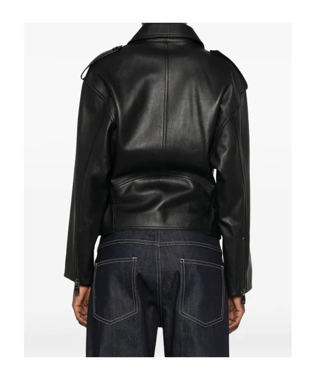 Emporio Armani Leather jacket with a zipper, photo 4 of 5 from SENSER