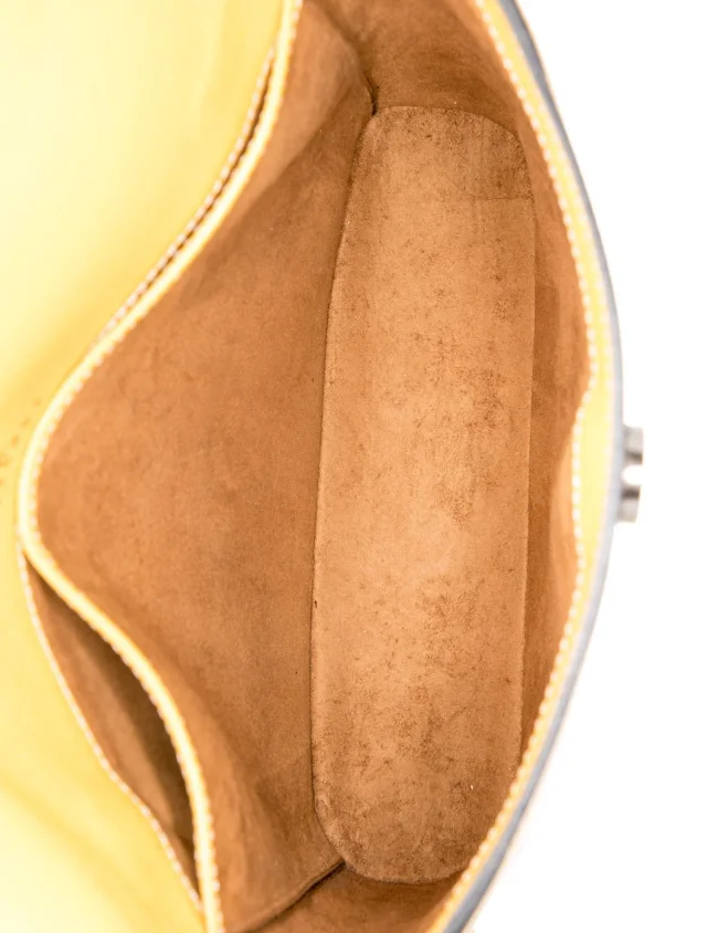 Delvaux Leather Crossbody Bag in yellow Leather from The RealReal, photo 5 of 5