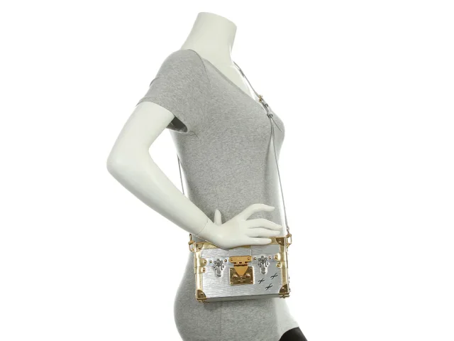 Louis Vuitton Silver and Gold Epi Petite Malle in Gold Leather from Ann's Fabulous Finds, photo 9 of 9