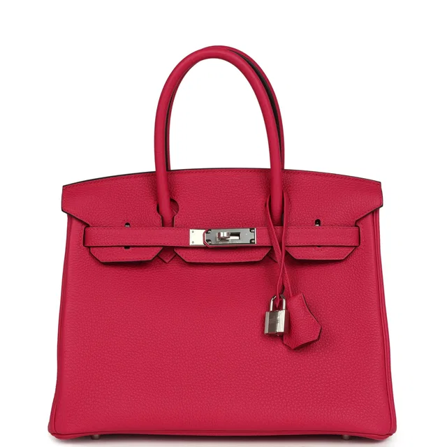 Hermès Birkin 30 Rose Extreme Togo Palladium Hardware in Pink Togo leather from Madison Avenue Couture