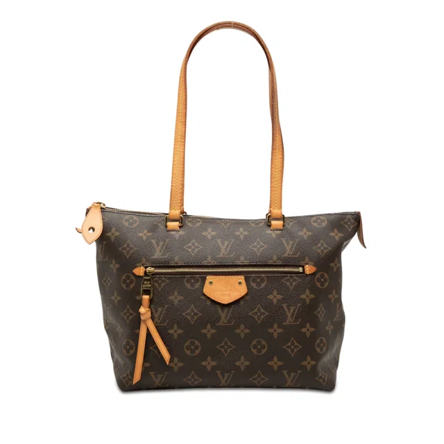 Brown Louis Vuitton Monogram Iena PM Shoulder Bag in Brown Coated canvas from Designer Revival