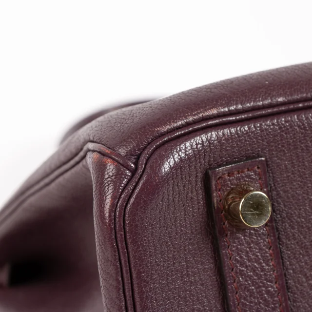 Hermès HSS Birkin 30 Quetsche Chevre Mysore BGHW in Goatskin from Labellov, photo 10 of 13