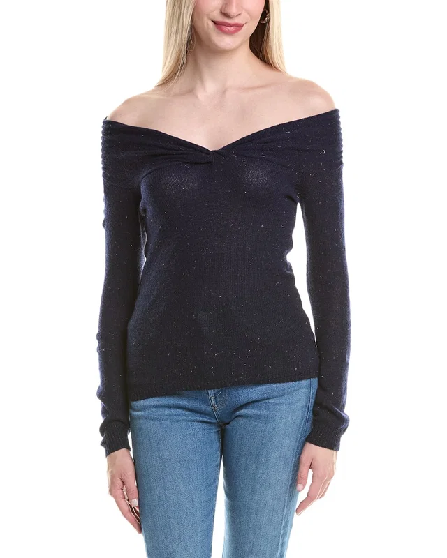 Autumn Cashmere Off-The-Shoulder Cashmere Sweater, image 1 of 1 from Gilt