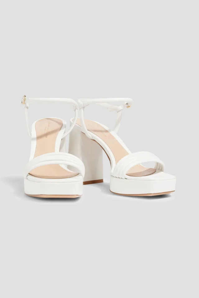 Gianvito Rossi Lena Leather Platform Sandals, photo 2 of 4 from THE OUTNET