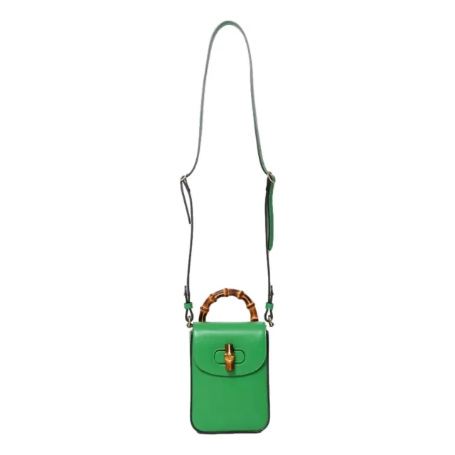 Gucci Bamboo Mini Handbag in Leather from Snagged&Bagged, photo 5 of 10