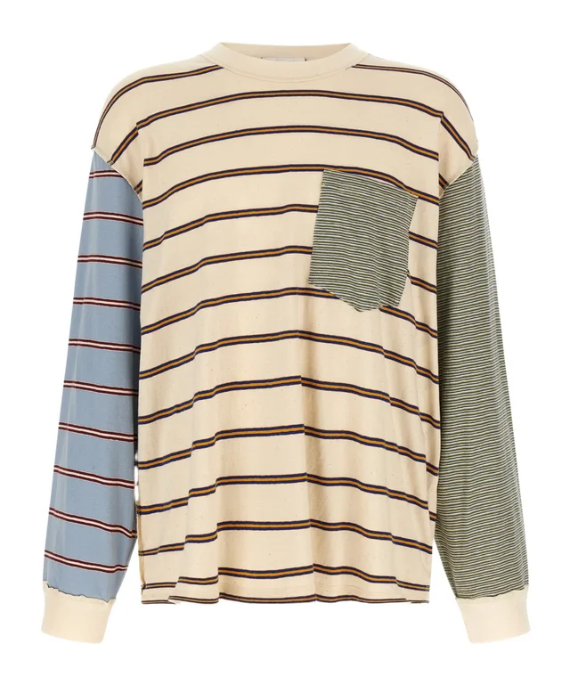 Song For The Mute Asymmetric Rugby Stripe T-Shirt from SENSER, photo 1 of 1