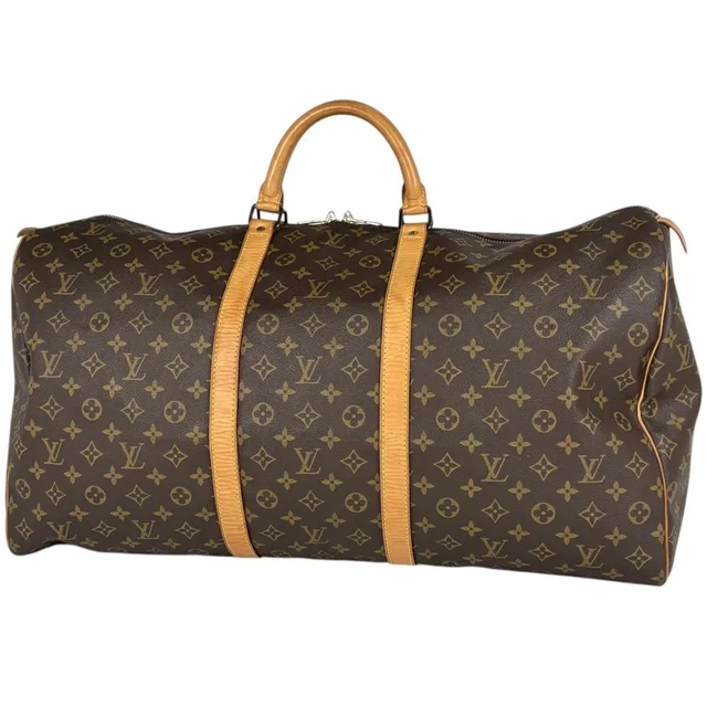 Louis Vuitton Keepall 60 Boston Bag Monogram Brown in Brown from The Reluxe