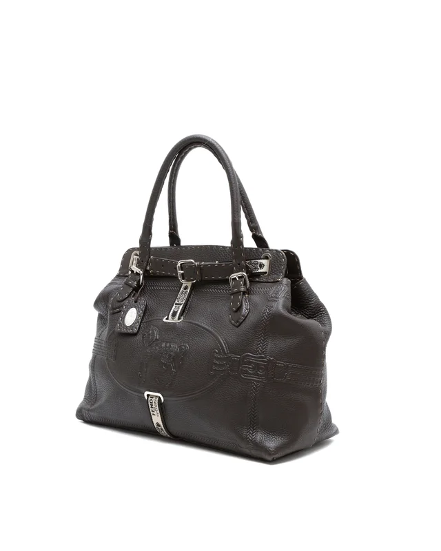 Fendi Selleria Vila Borghese Tote Bag in Canvas from A Retro Tale, photo 2 of 9