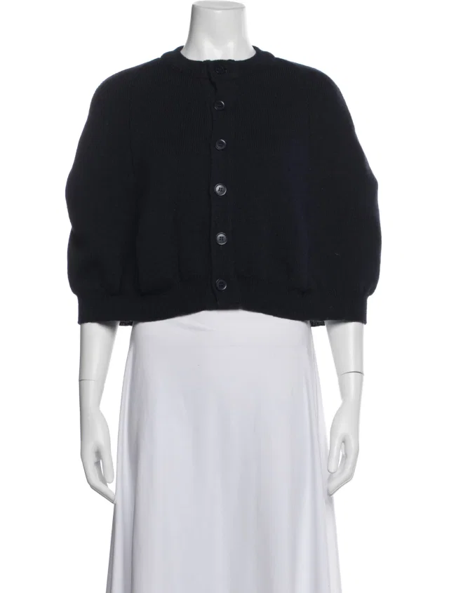 Comme des Garçons Girl Crew Neck Sweater in blue from The RealReal