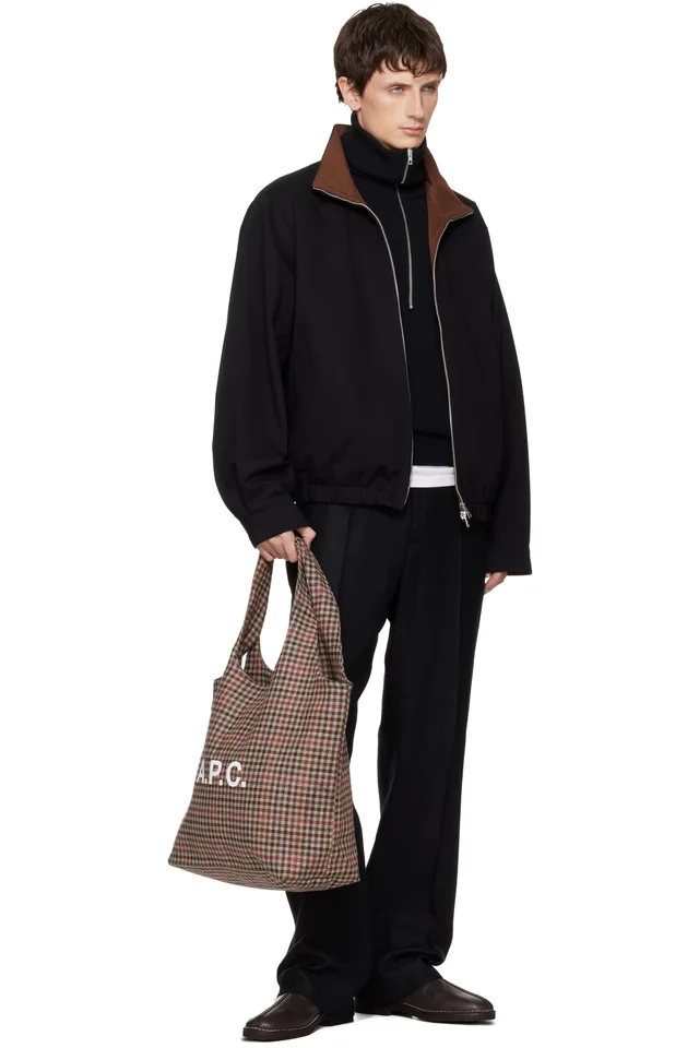 A.P.C. Brown Ninon Tote, photo 4 of 4 from SSENSE
