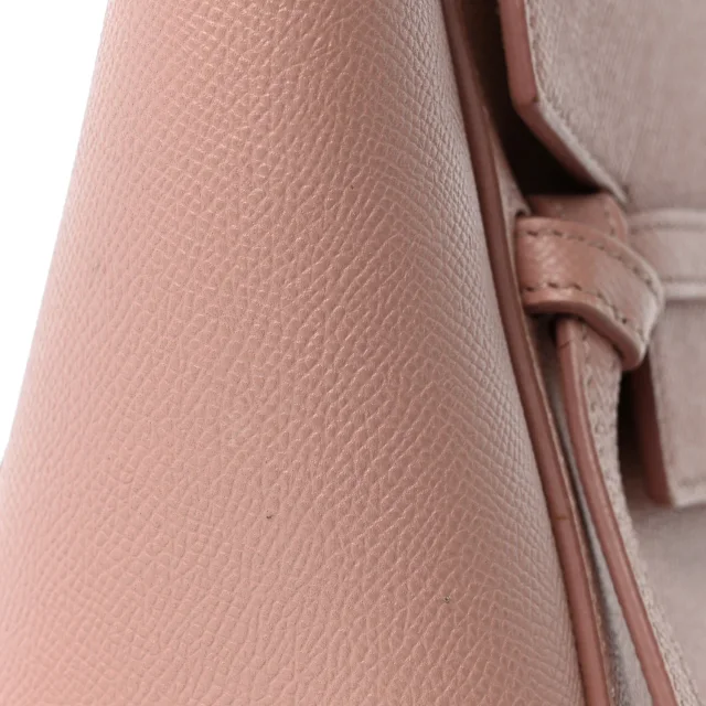 Celine Grained Calfskin Nano Belt Bag Vintage Pink in Pink Caviar leather from FASHIONPHILE, photo 13 of 13