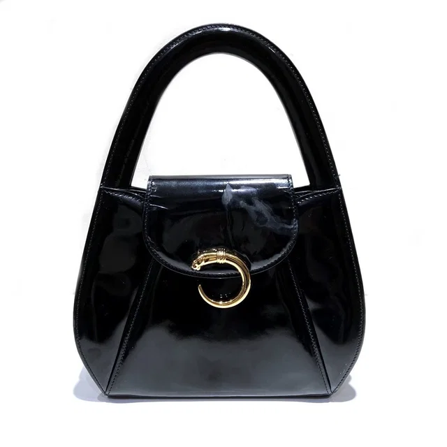 Cartier Panthere Handbag Patent in Patent leather from The Reluxe