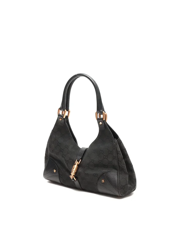 Gucci GG Jackie Bardot Bag in Canvas from A Retro Tale, photo 3 of 9