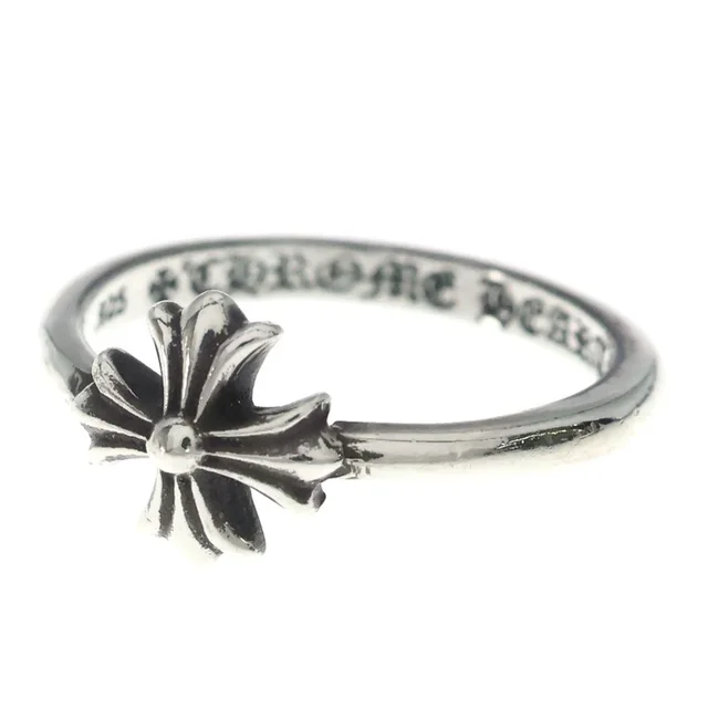 Chrome Hearts Bubblegum CH Pls CH Plastic Sling Silver Ring in Silver from The Reluxe