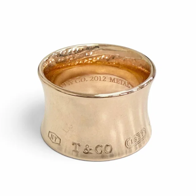 Tiffany & Co. 1837 Gold Rubedo Wide Ring in Gold from The Reluxe