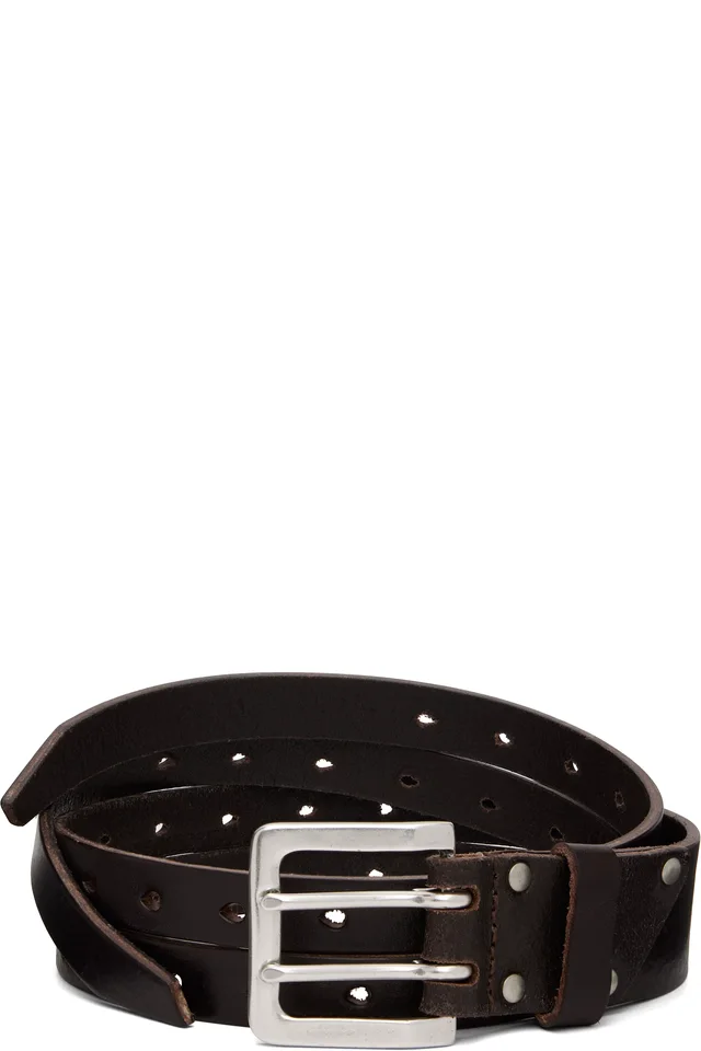 OUR LEGACY Brown Split Belt, image 1 of 1 from SSENSE