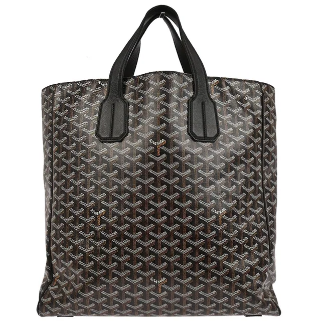Goyard Black Sac Voltaire Tote Handbag in Black Canvas from AMORE Vintage Tokyo