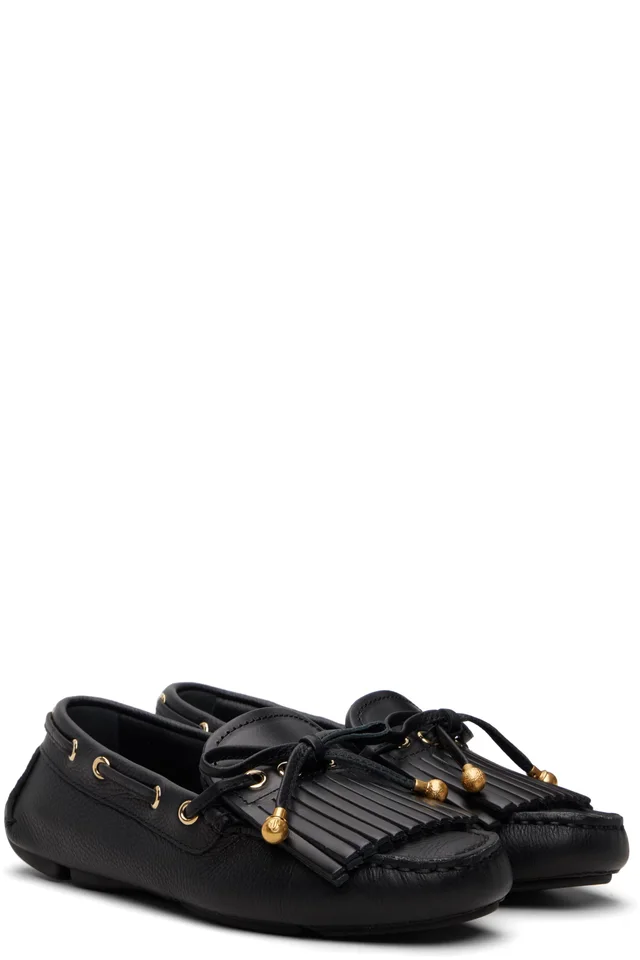 Jimmy Choo Black Manon F Loafers, photo 4 of 5 from SSENSE