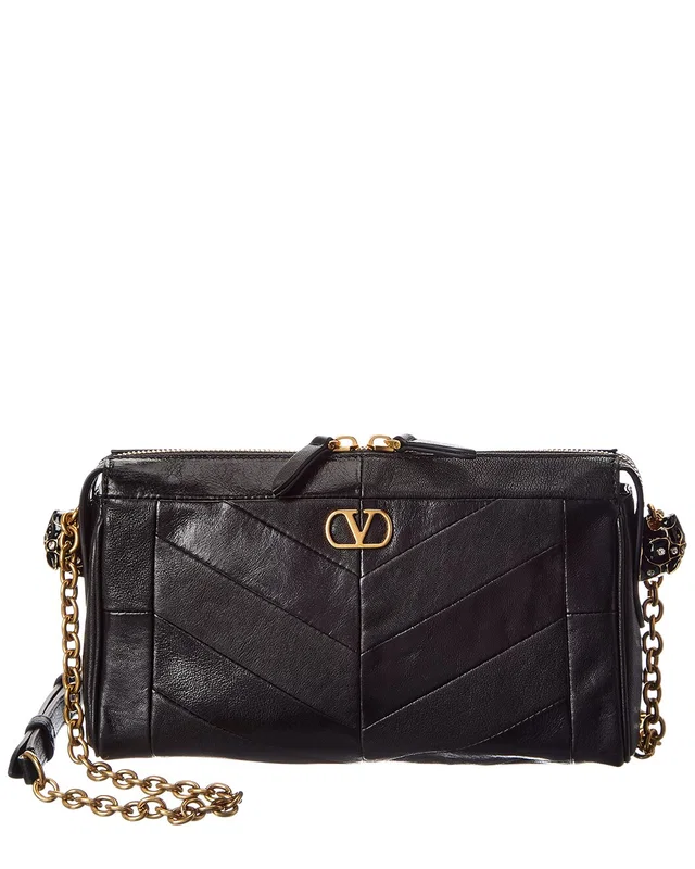 Valentino Panthea Small Leather Shoulder Bag, image 1 of 1 from Gilt