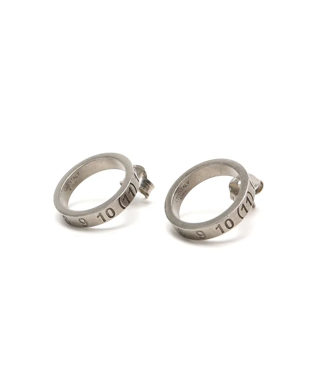 Maison Margiela Silver Earrings in Silver from A Retro Tale