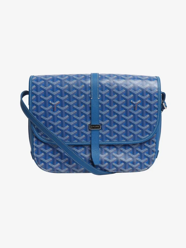 Goyard Belvedere Pm Messenger Bag in blue Canvas from Grailed