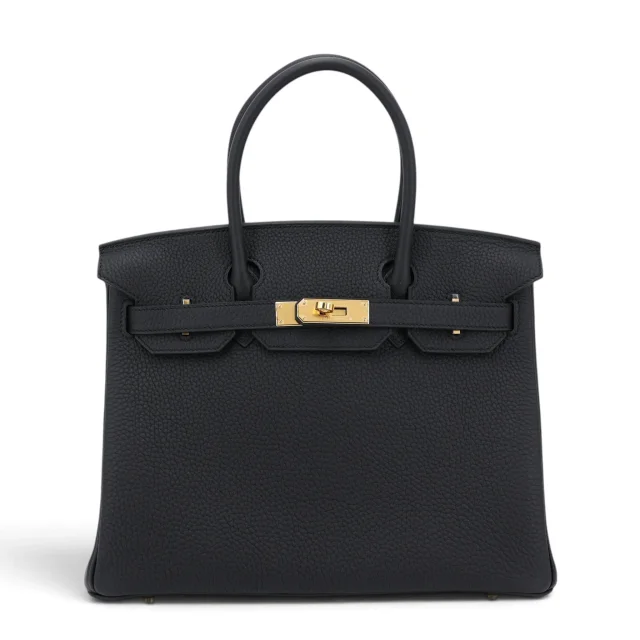 Hermès Birkin 30 Noir (89) in Black Togo leather from Ginza Xiaoma