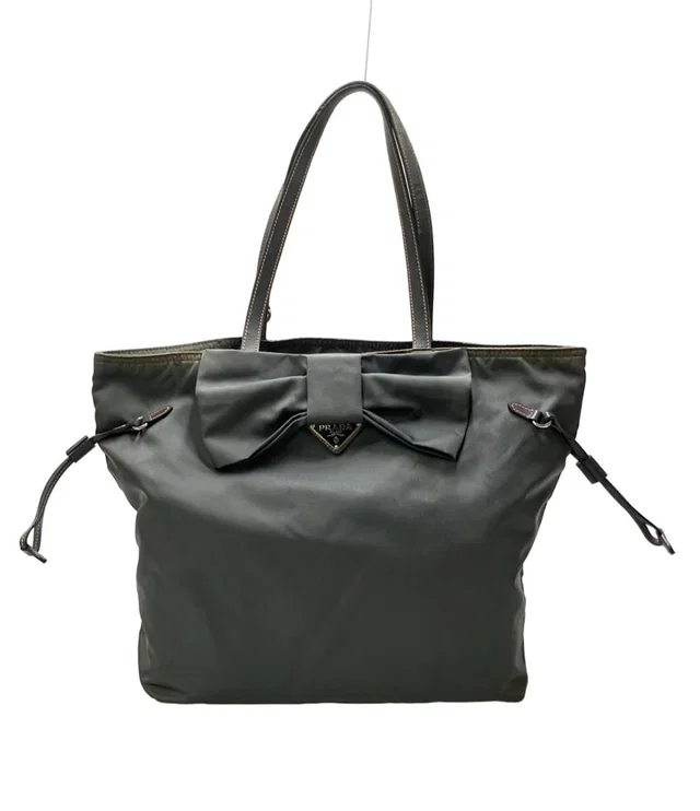 Prada Tote Bag Gray in Grey from The Reluxe