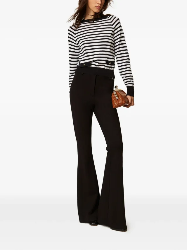 TWINSET striped crew neck jumper, photo 2 of 2 from FARFETCH