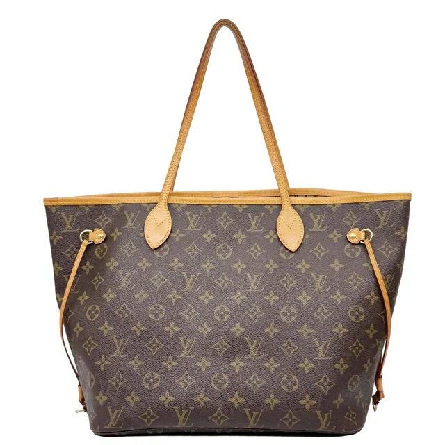 Louis Vuitton Neverfull MM Monogram Canvas Tote Bag Brown in Brown Coated canvas from Dallas Designer Handbags