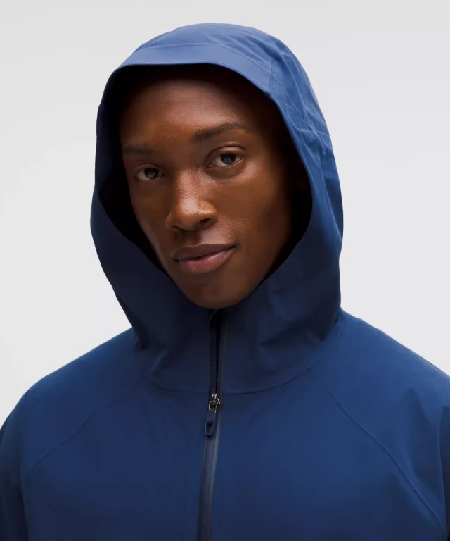 lululemon Stretch Glyde Waterproof Jacket in Clubhouse Blue, photo 4 of 10 from lululemon